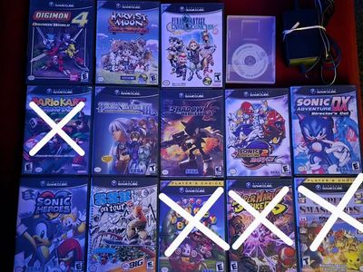 Nintendo Gamecube game bundle including Zelda Wind Waker! trades considered!