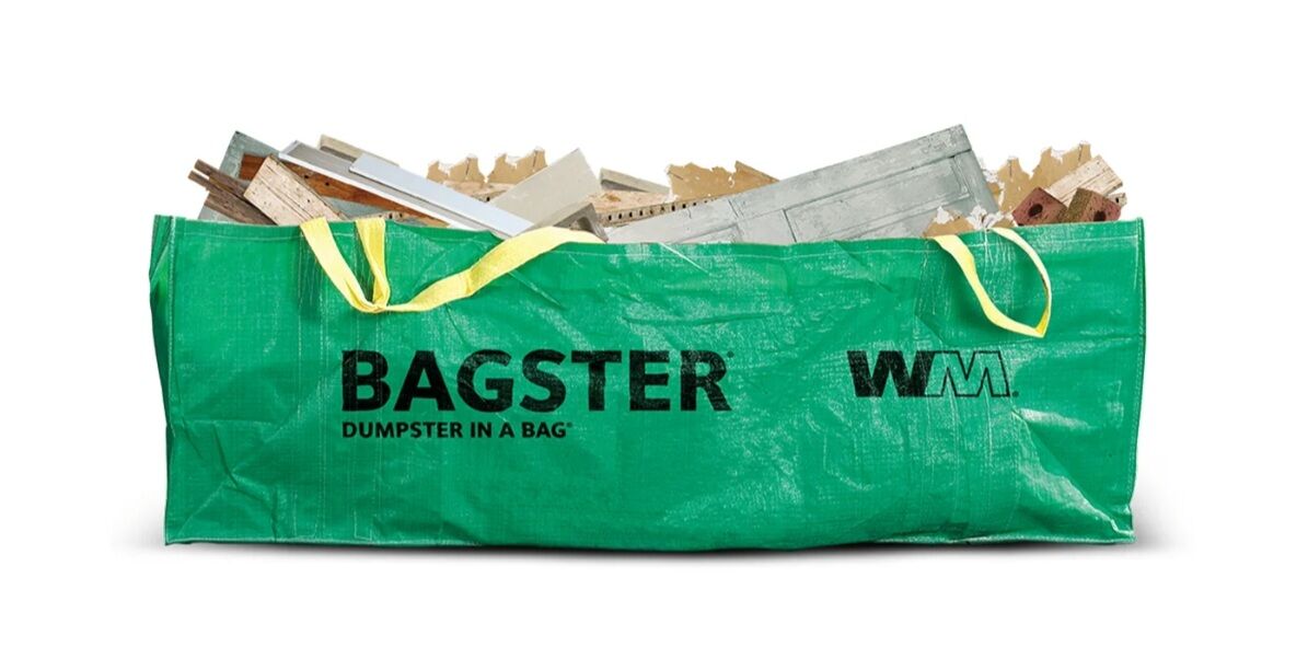 New Bagster Dumpster in a Bag Green 606 Gallon Capacity