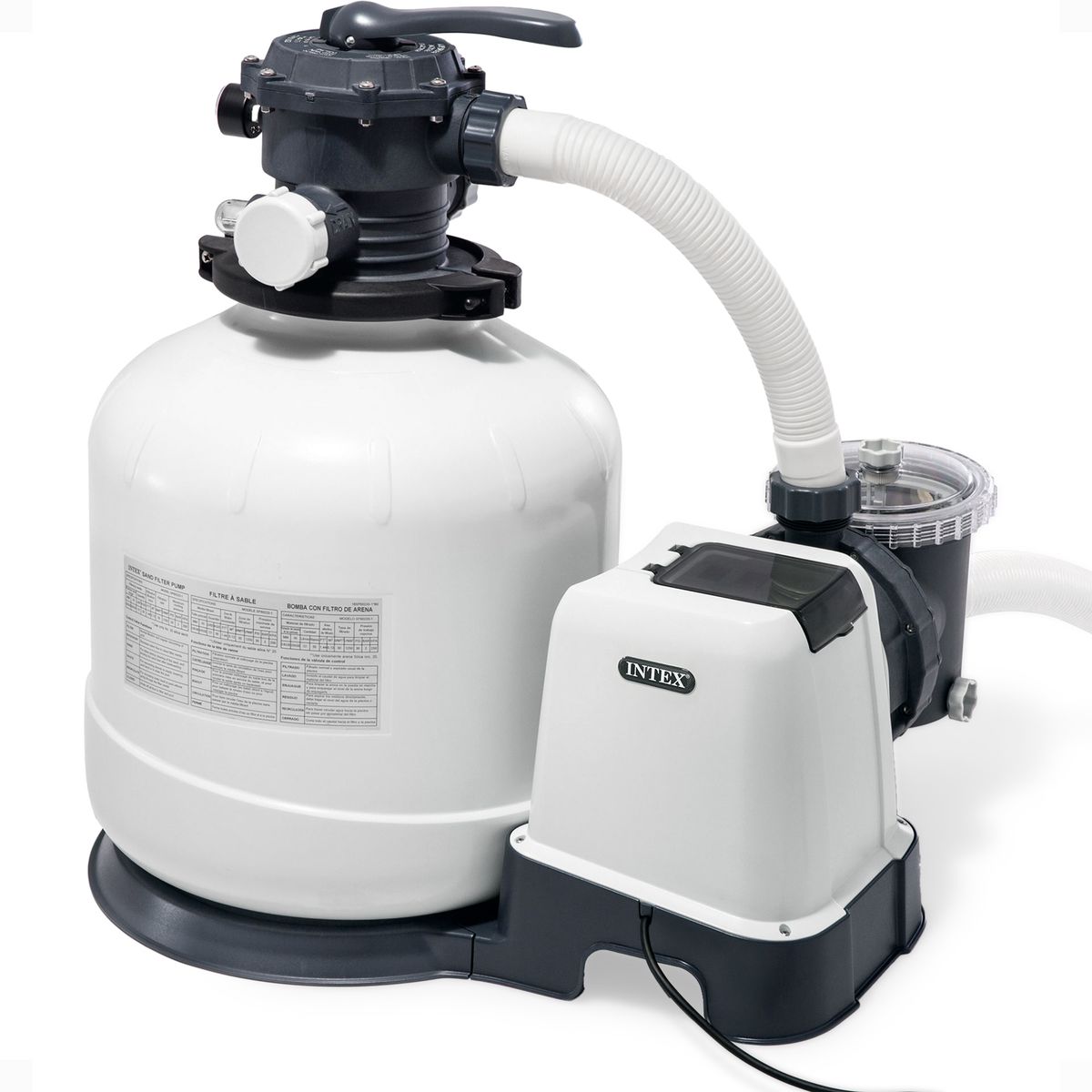Intex 3000 GPH Above Ground Pool Sand Filter Pump with Automatic Timer (Used)
