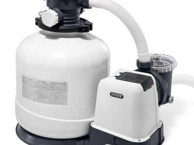 Intex 3000 GPH Above Ground Pool Sand Filter Pump with Automatic Timer (Used)