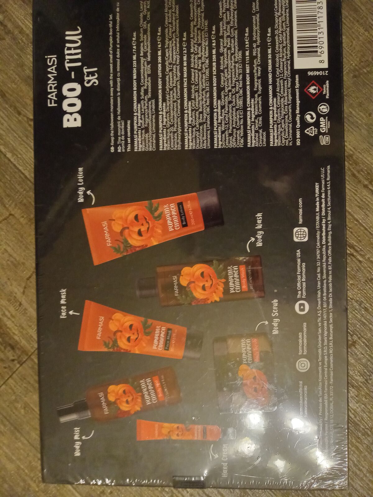 Brand new in box lotions,body spray & new hair paint Halloween