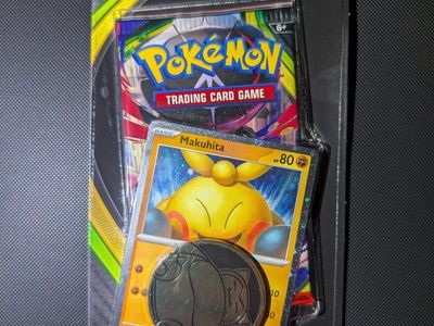 Pokemon TCG: Mega Evolution Perfect Order Booster Pack - Makuhita Promo Card & Coin (New, Sealed)