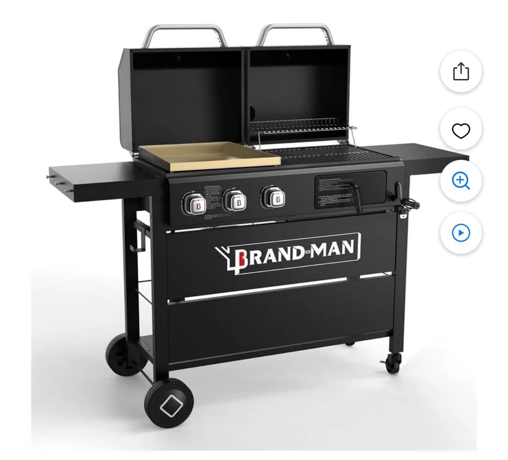 Brand-Man Dual Grill Lids