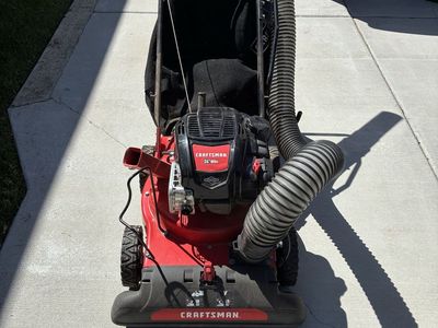 Craftsman 24" 163cc 2-in-1 Gas Powered Lawn Vacuum/Chipper Shredder with Hose Attachment