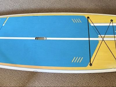 Jimmy Styks Surge 11'2" Solid Paddleboard - Epoxy/Fiberglass SUP Package - 260lbs Capacity