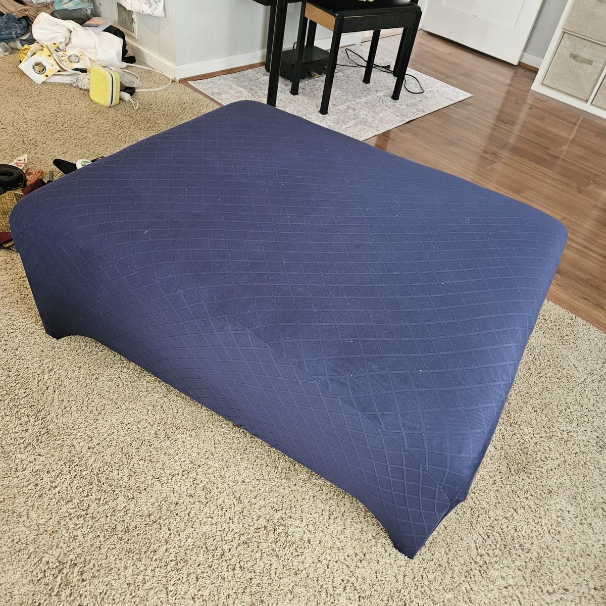 Large Ottoman/coffee table and cover