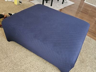 Large Ottoman/coffee table and cover