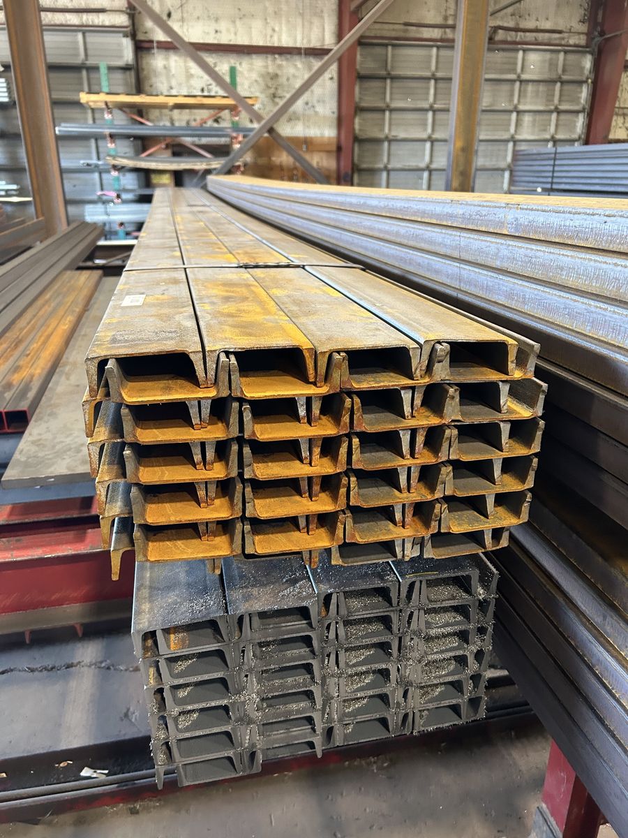 Bargain Priced Channel!! Secondary Steel Channel – 4" x 4.5lb per ft x 20' $57.95 each