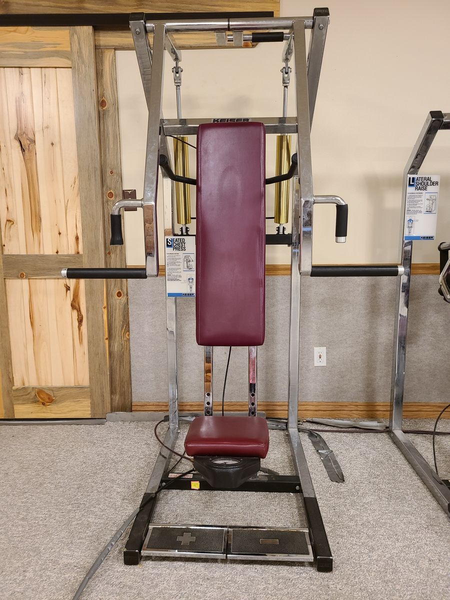 Keiser pneumatic gym equipment set