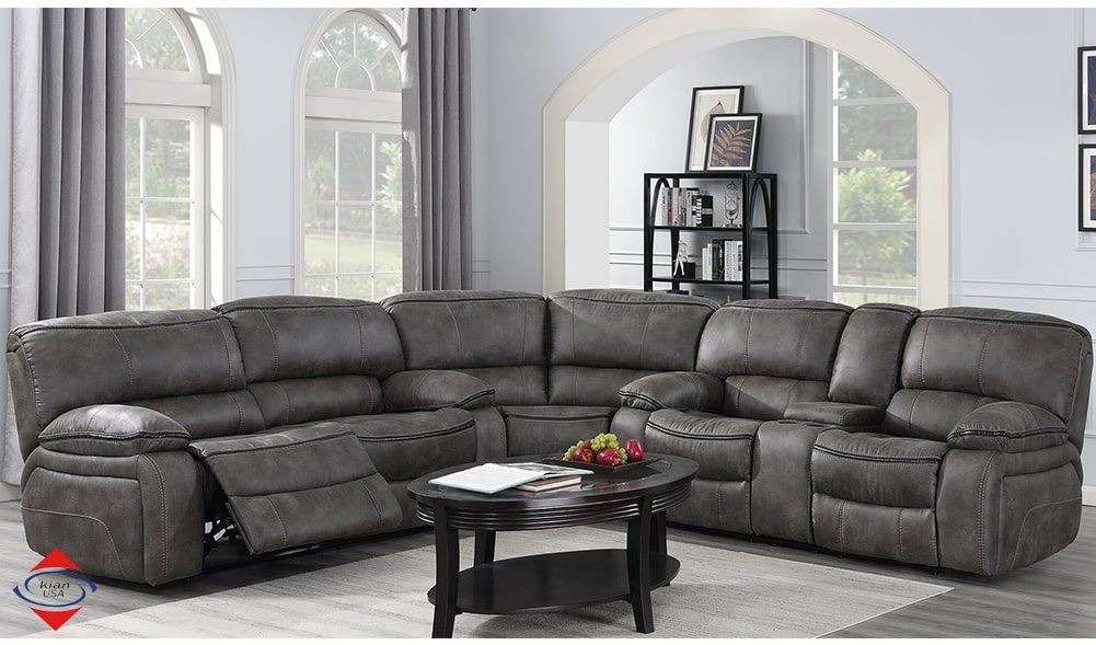 BRAND NEW! Reclining Grey Sectional