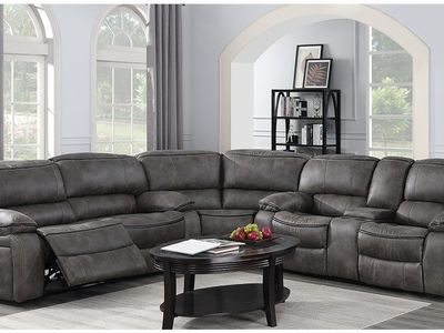 BRAND NEW! Reclining Grey Sectional
