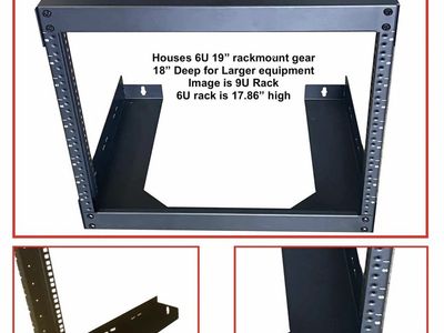18" Deep Open Wall Mount Bracket