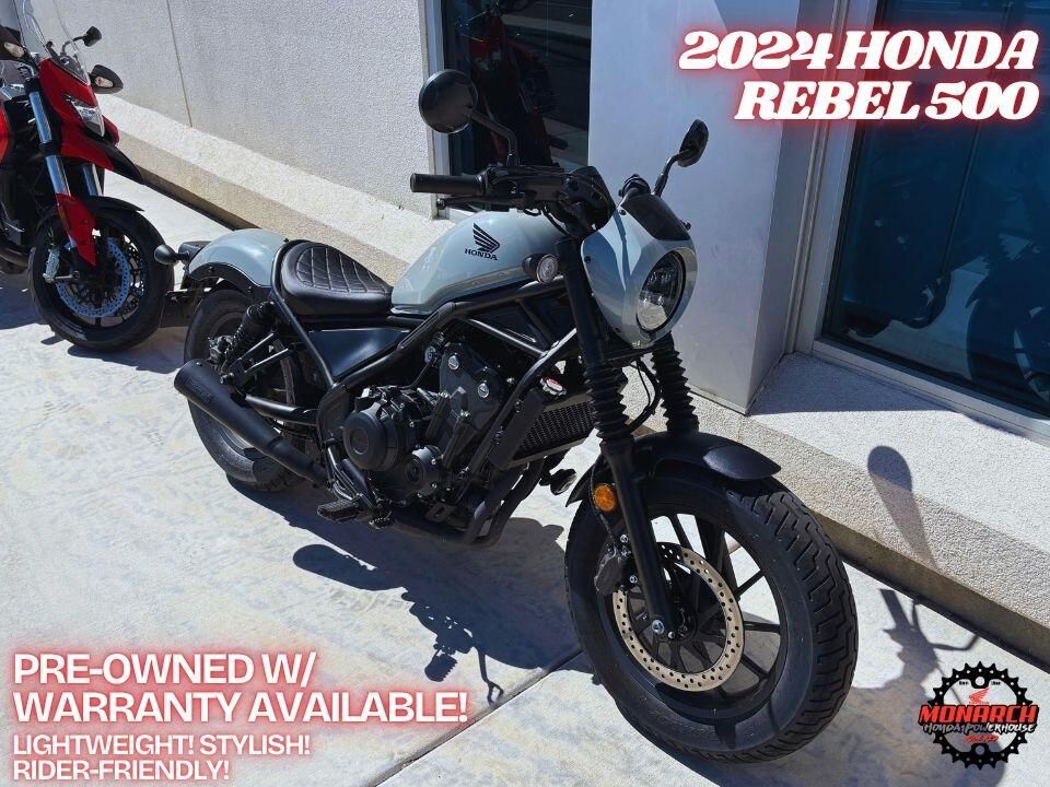 2024 Honda Rebel 500 – Only 664 Miles – $5,995