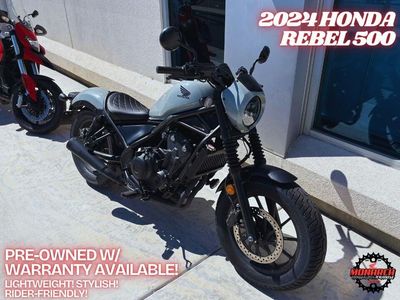 2024 Honda Rebel 500 – Only 664 Miles – $5,995