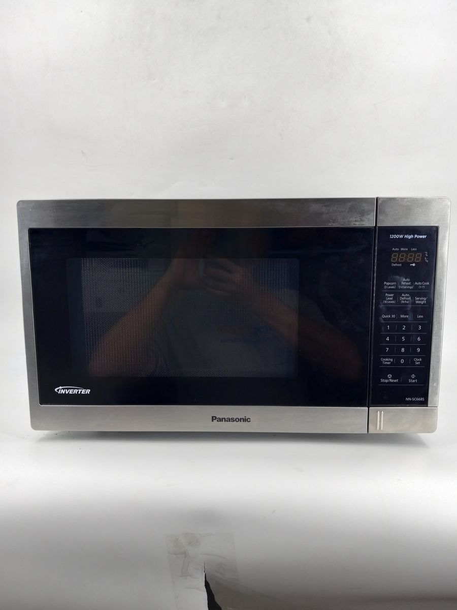 Panasonic NN-SC668S Inverter 1200W High Power Countertop Microwave - Stainless Steel