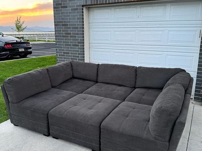 Gray Costco Sectional Couch - Free Delivery