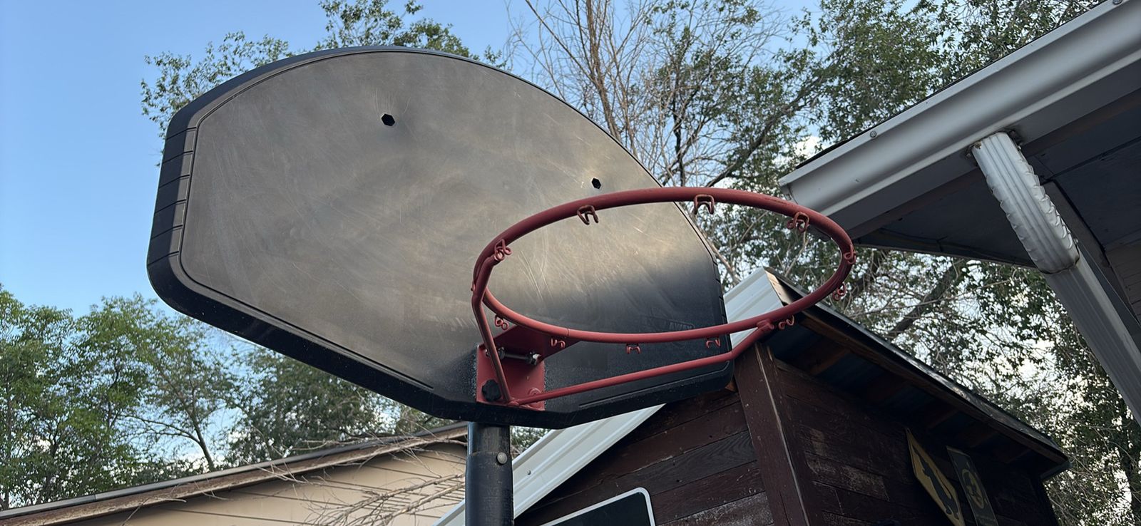 Portable Basketball Hoop with Backboard and Rim