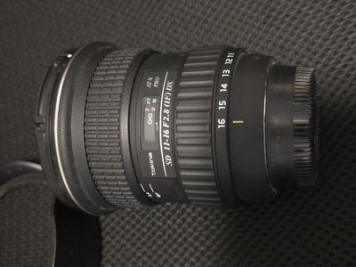Wide angle 11-16mm F2.8 Tokina for Nikon camera