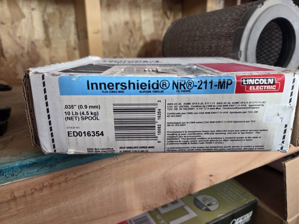 Lincoln Electric Innershield NR-211-MP .035" Flux-Cored Welding Wire 10lb Spool