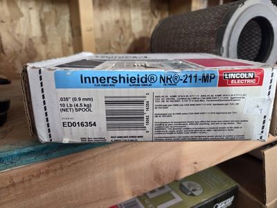 Lincoln Electric Innershield NR-211-MP .035" Flux-Cored Welding Wire 10lb Spool