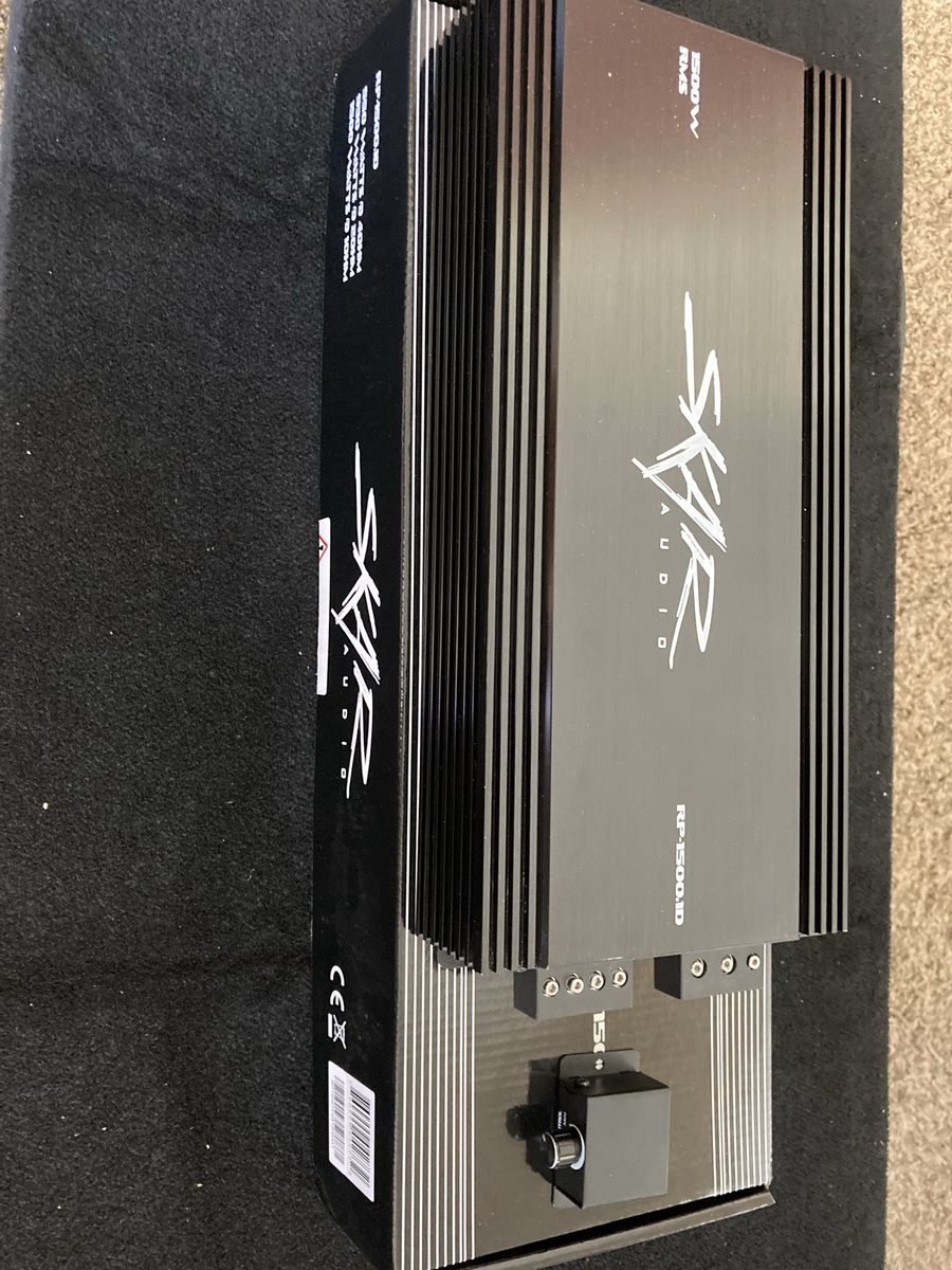 Skar Audio RP-1500.1D Monoblock Class D Car Amplifier - 1500W RMS, New in Box