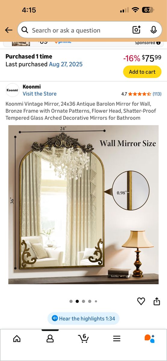 Mirrors