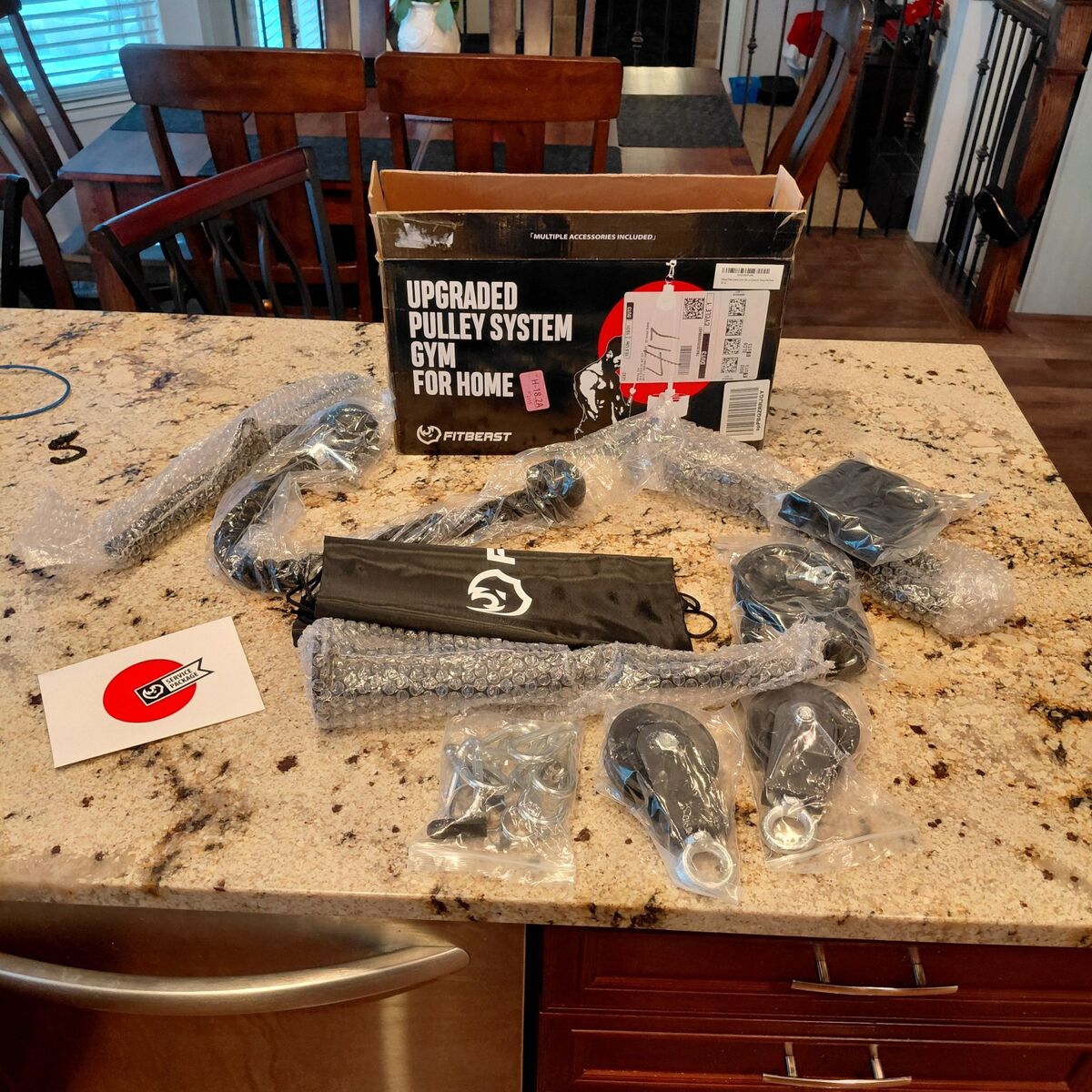 NEW home pulley workout system