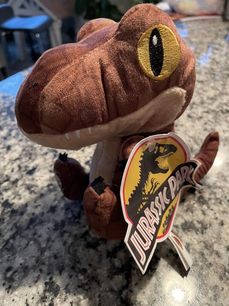 Jurassic Park World 7 inch velociraptor Plush