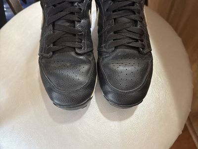 Nike Air Jordan Black and White Youth Cleats Shoes Size 5.5