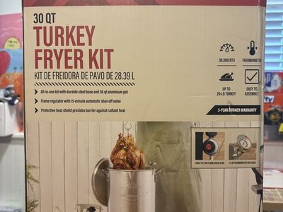 30 QT TURKEY FRYER KIT