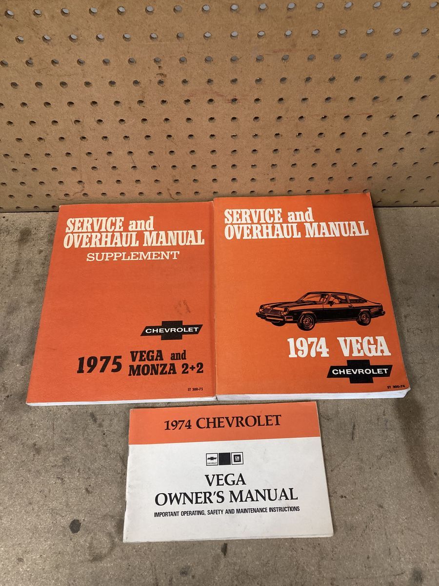 Vega 1974-75 repair manuals