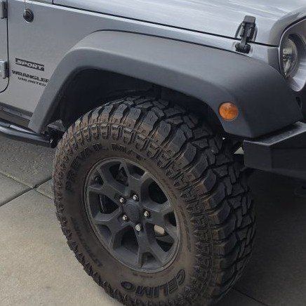 jeep wrangler willys mat black wheels  4