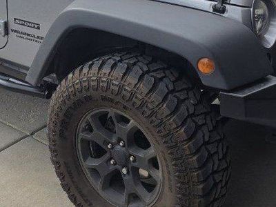 jeep wrangler willys mat black wheels 4