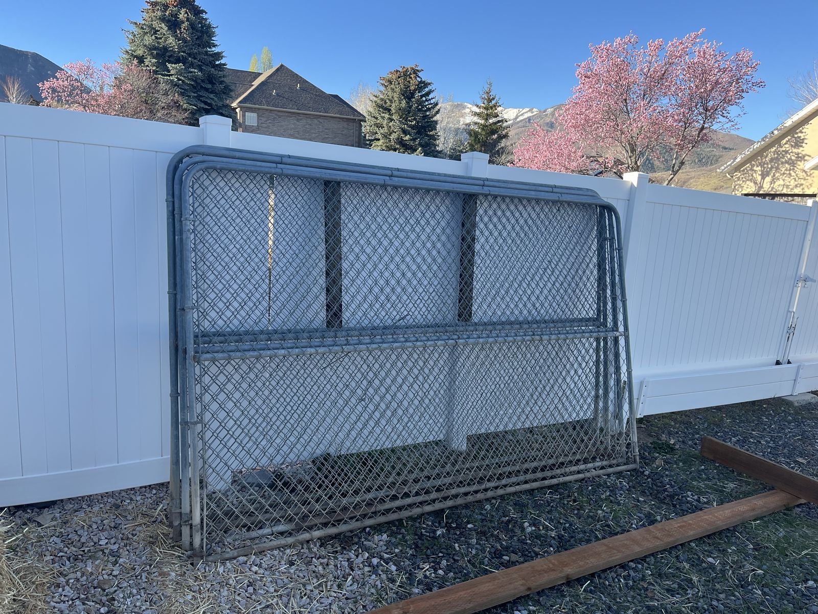 Metal Gate, Fence, Dog Run, Chainlink