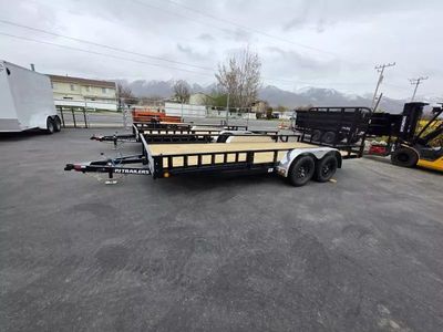 2026 PJ Trailers 7X18 UL with ATV Ramps 7K ATV Utility Trailer