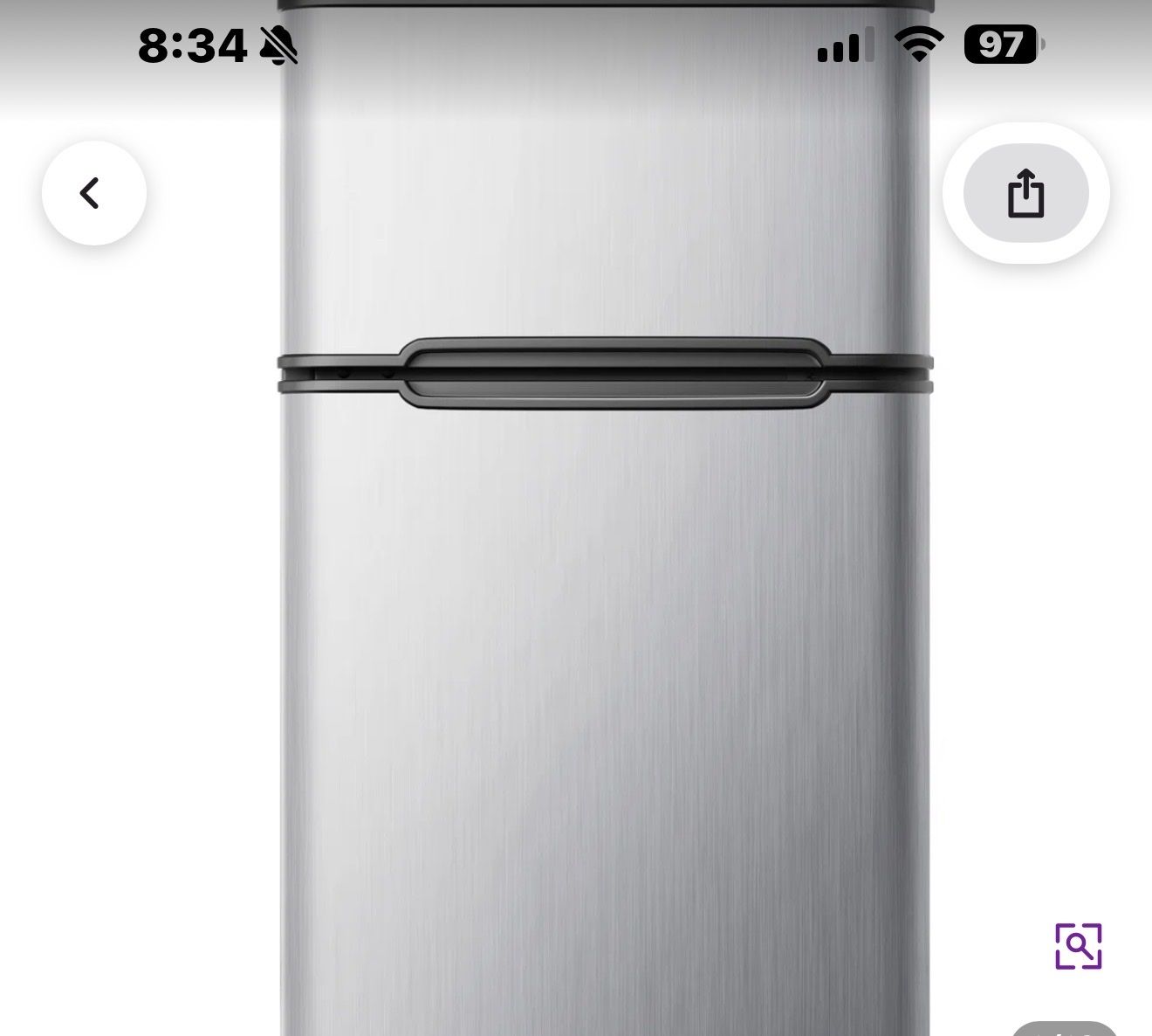 Mini freezer and fridge