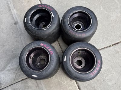 Maxxis 12x9.00-6 Go-Kart Racing Tires (Set of 4)