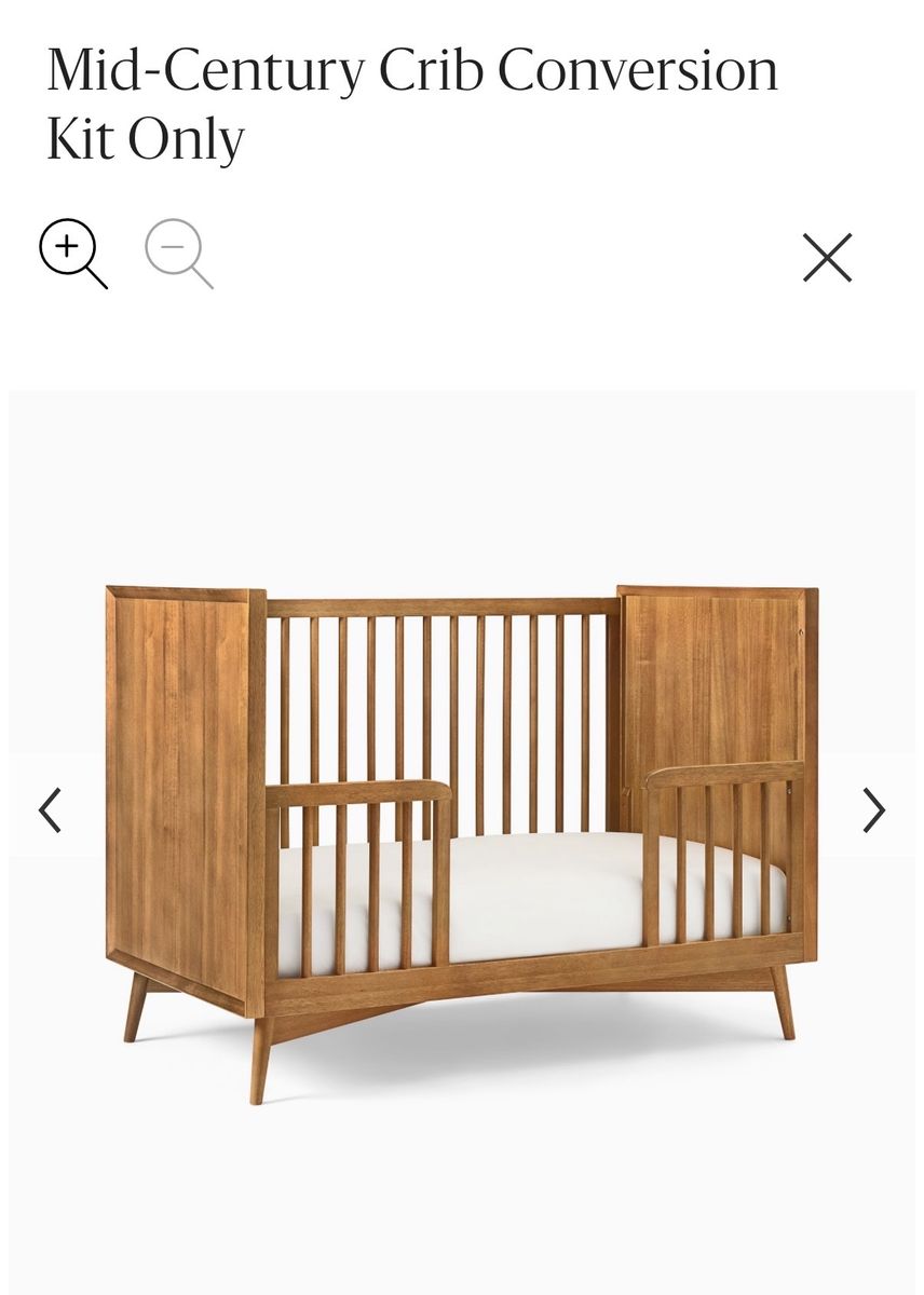 West Elm Acorn Mid-Century Crib Toddler Conversion Kit - New In Box