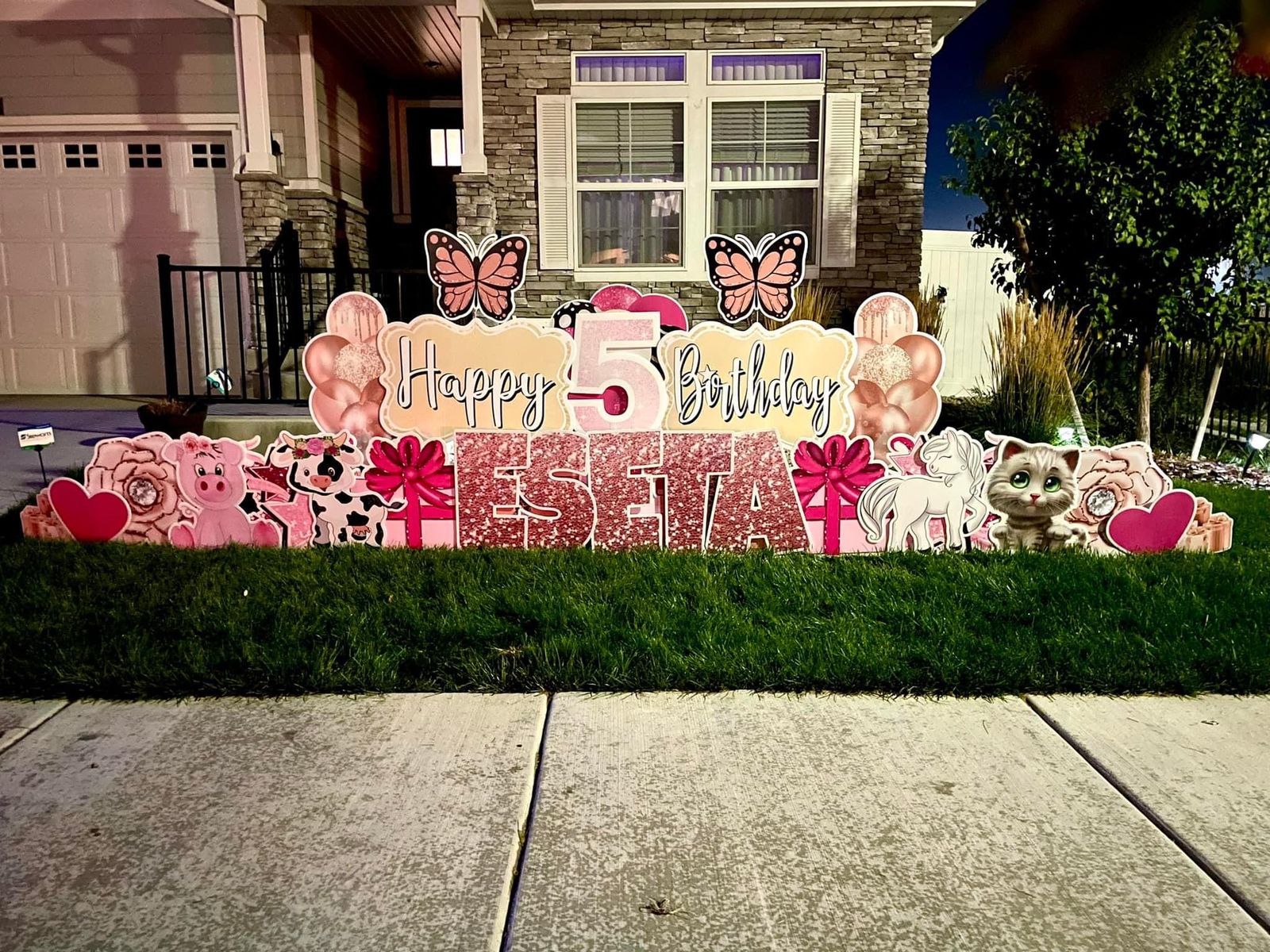 Yard sign rental business