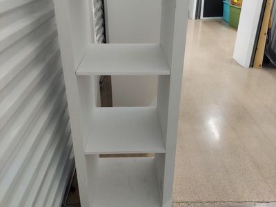 White 1x3 Cube Organizer Shelf
