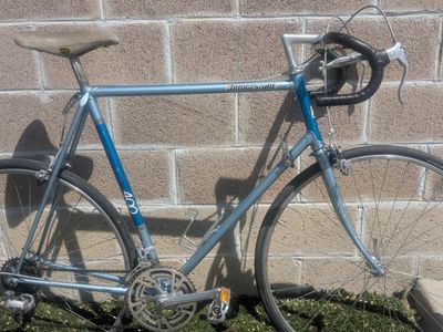 Large 63cm. Bridgestone 400 steel lugged road bike New Cables Fresh tune ready to ride! 3x6 touring gears!