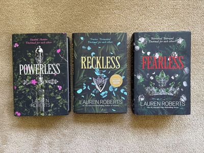Powerless Trilogy, by Lauren Roberts (hardcovers)