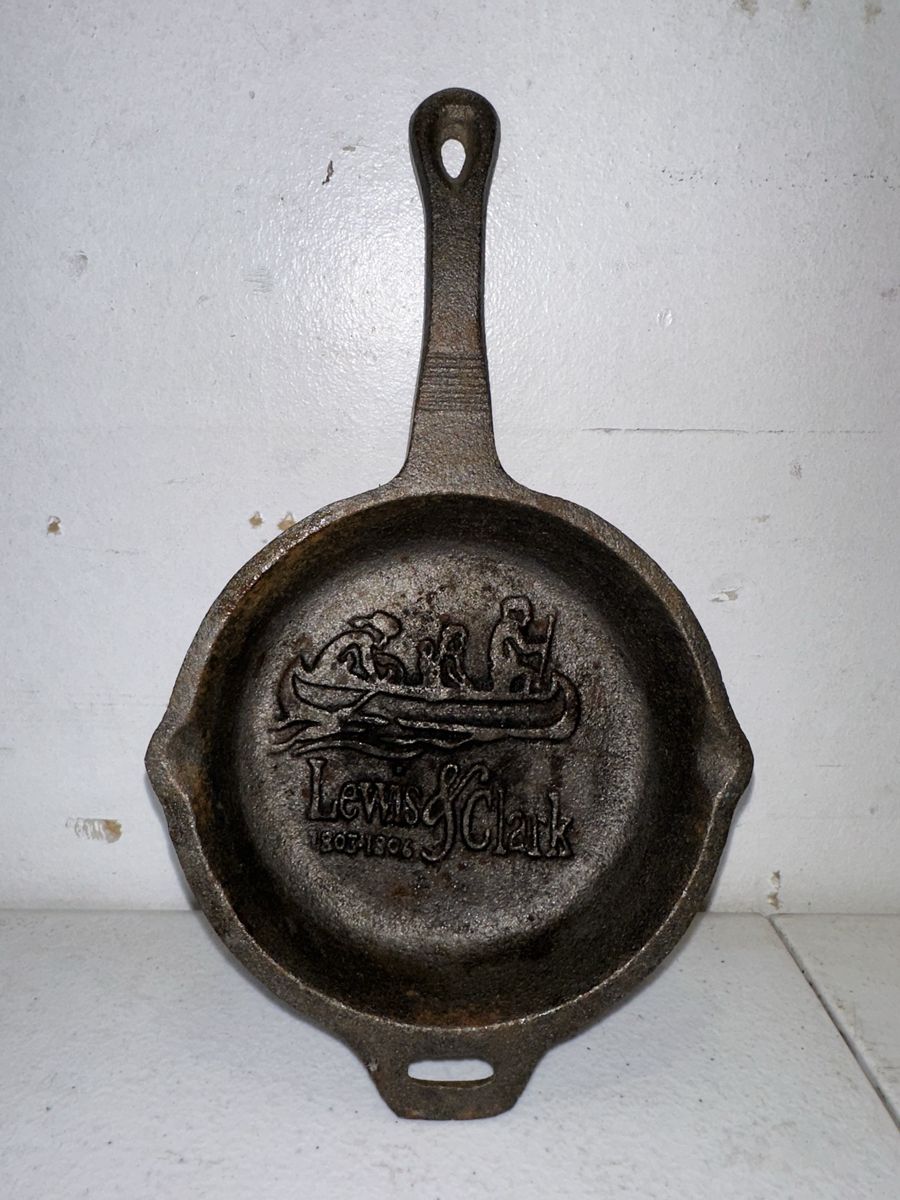 Vintage Lewis & Clark 1803-1806 CAMP CHEF Cast Iron 4" Skillet