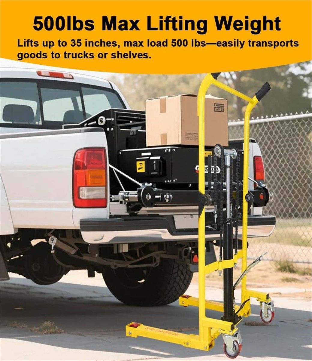 400 lbs Foldable Hydraulic Lift Table Cart (New)