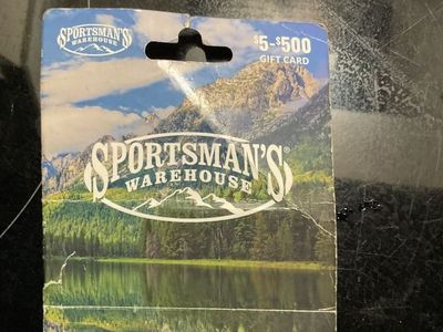 Sportsman warehouse Gift Card $280