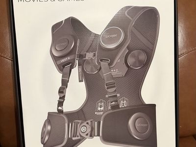 New Woojer Vest 4 HD Haptic Vest - Black, Unisex S-3XL