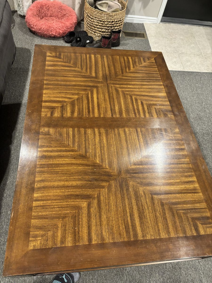 Vintage Wood Coffee Table