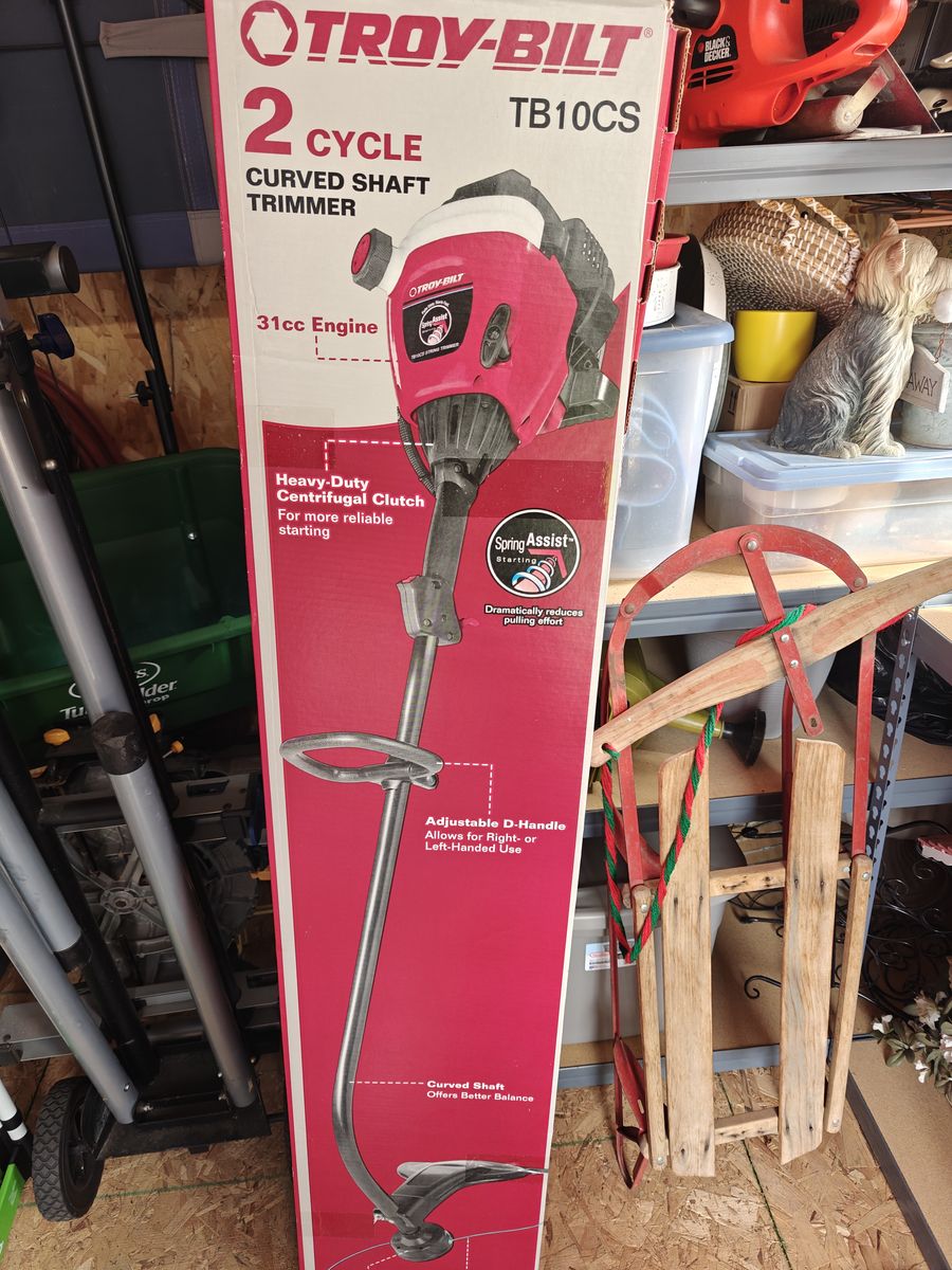 Troy Bilt gas string trimmers
