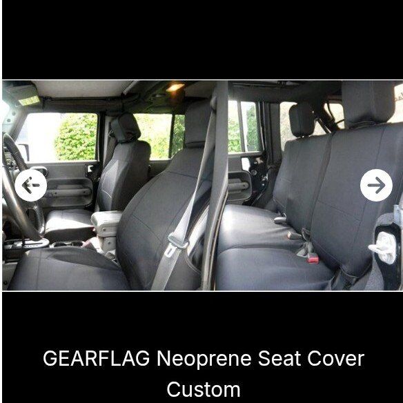 Custom Seat Cover Set for Wrangler JL (NEW)