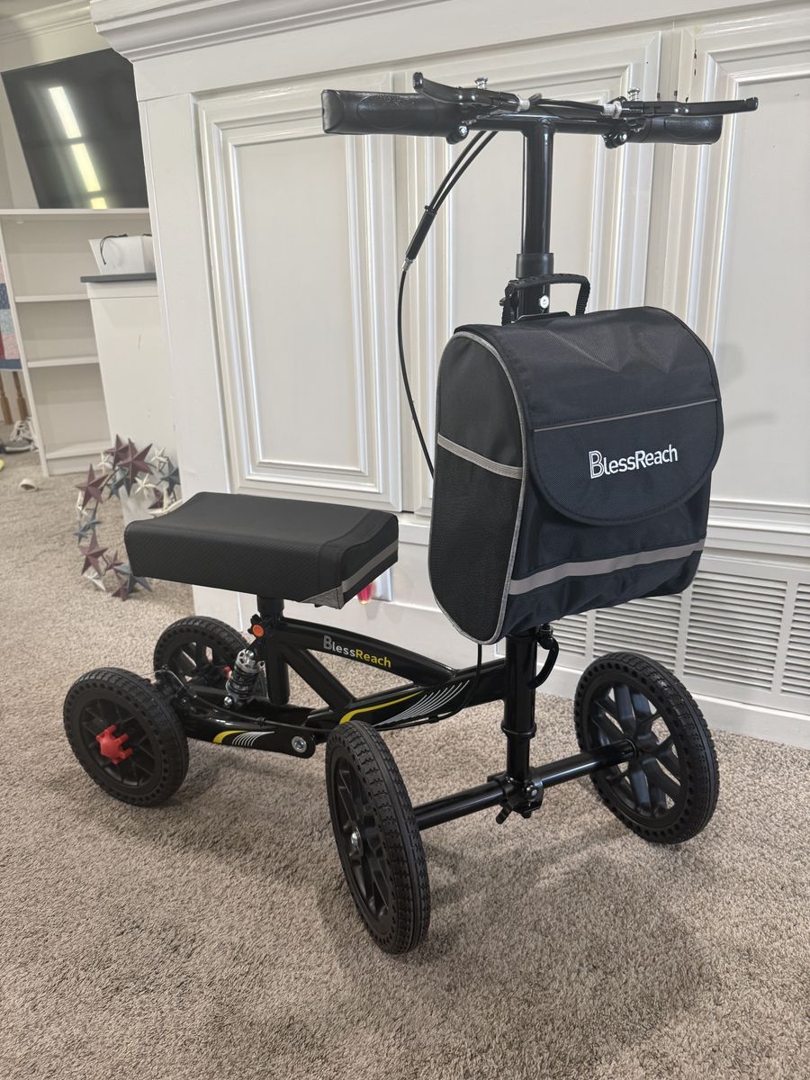 BlessReach Steerable All-Terrain Knee Scooter / Walker